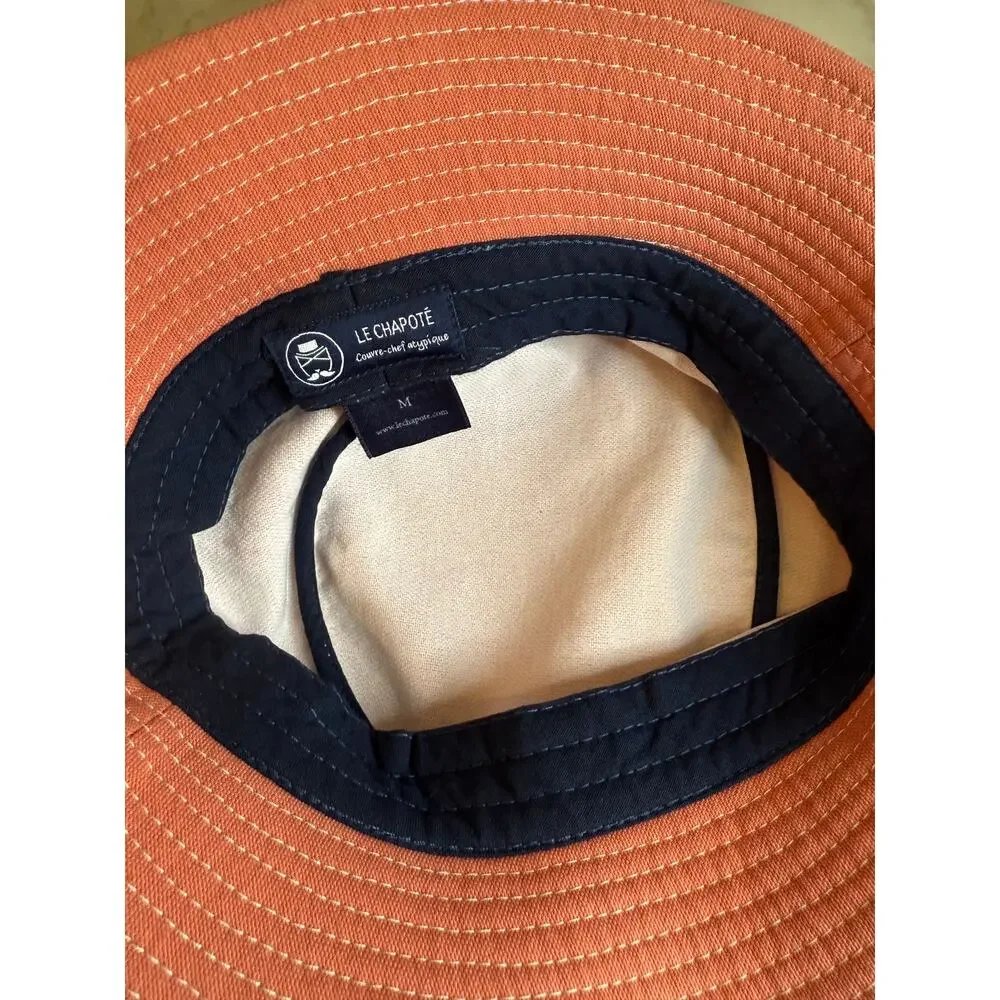 Le Chapote Canvas Cotton Bucket Hat Nantucket Red